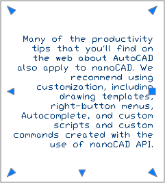 CAD drawing Justification of the Text Objects 44