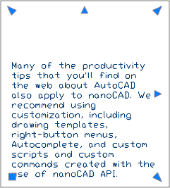 CAD software Justification of the Text Objects 46