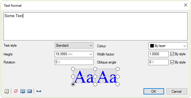 CAD drafting Editing the Content of the Text Objects 12