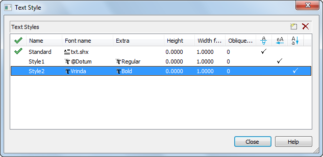 CAD drafting Creating a Text Style 9