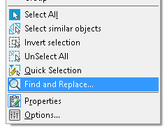 CAD drawing Find and Replace Text 8
