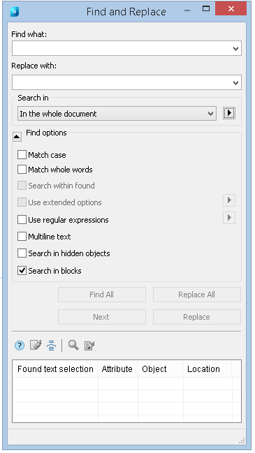 CAD drafting Find and Replace Text 9