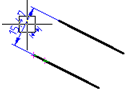 CAD drawing Horizontal, Vertical and Aligned Dimensioning 41