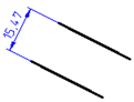 CAD drafting Horizontal, Vertical and Aligned Dimensioning 42