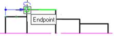 CAD drawing Ordinate Dimensioning 8