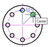 CAD drafting Ordinate Dimensioning 15