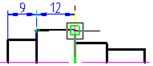 CAD drawing Chain Dimensioning 8