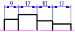 CAD drafting Chain Dimensioning 9