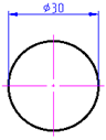 CAD drafting Diameter Dimensioning 18