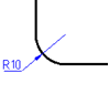 CAD drafting Radial Dimensioning 15