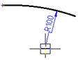 CAD drawing Big Radius Dimensioning 8