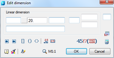 CAD drawing Dimensions Editing 2