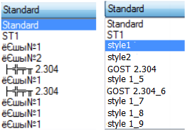 CAD software WORKING WITH STANDARD ELEMENTS 61