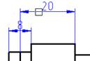 CAD software Break and Restore Dimensions 7