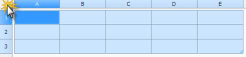 CAD drafting Interface of the Table Editor Dialog 6