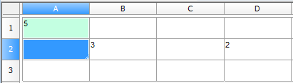 CAD drawing Interface of the Table Editor Dialog 44