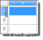 CAD drafting Editing the Size of Rows and Columns 0