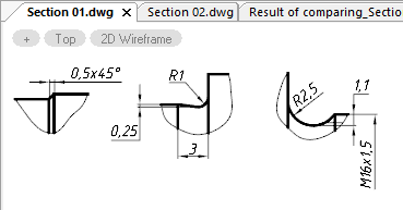 CAD drawing Drawing Comparison 11