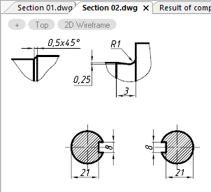 CAD drafting Drawing Comparison 12