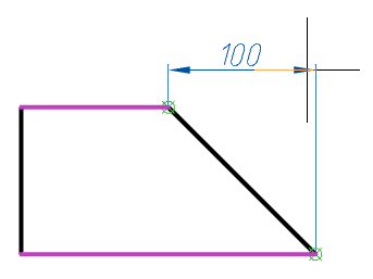 CAD drawing 2D Constraints 164