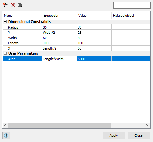 CAD drawing 2D Constraints 254