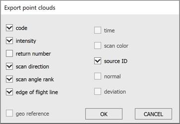 CAD drawing Export of Point Clouds 5