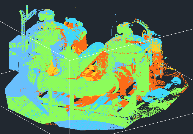 CAD drawing Point Cloud Display Style 29