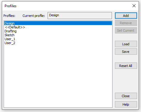 CAD drawing Profiles 8