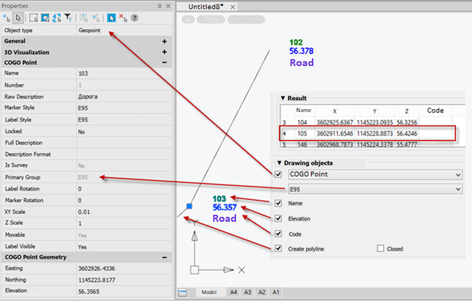 CAD software Geopoint Object 1