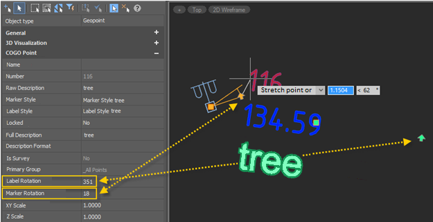 CAD drawing Geopoint Object 2