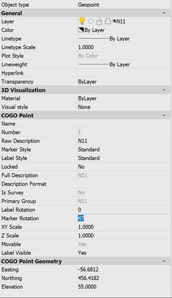 CAD software Create Geopoints Manually 7