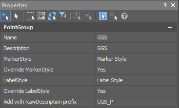 CAD software Create Geopoints Group Manually 7