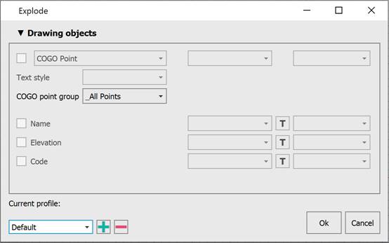 CAD drawing Exploding a Cloud into Points 8