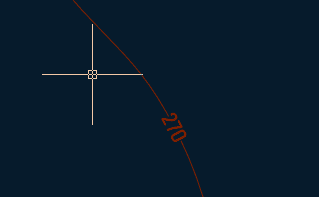 CAD drawing Contour Lines Labels 8