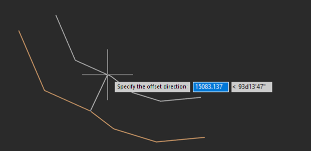 CAD software Offset of a 3D-Polyline 7