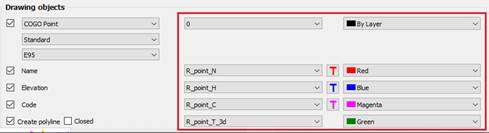 CAD drafting Import Geopoints 27