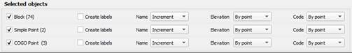 CAD drawing Export Geopoints 14