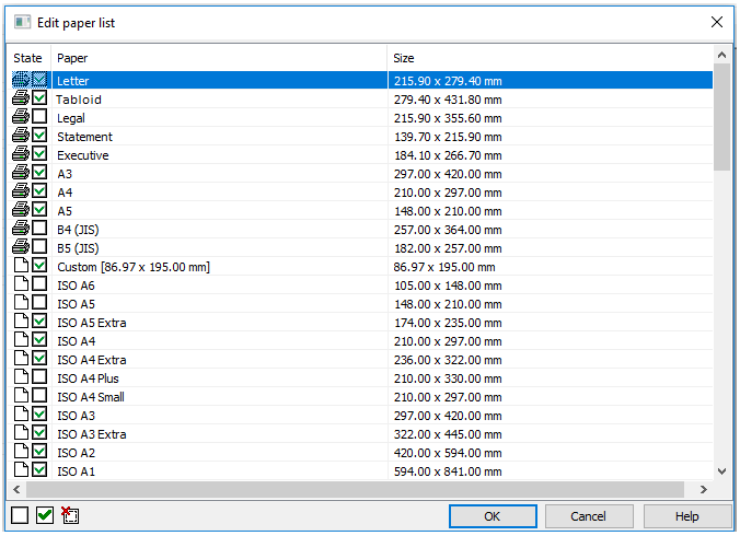 CAD drawing Page Setup Manager 47