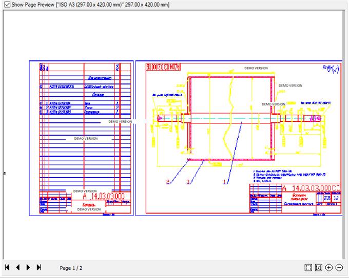 CAD drafting Plot Preview 3