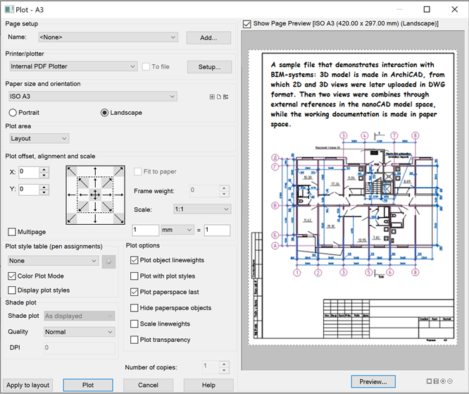 CAD drawing Plot 8