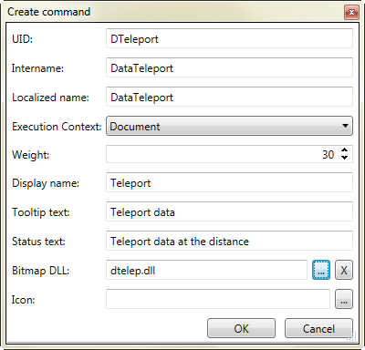 CAD software Create New Command 1