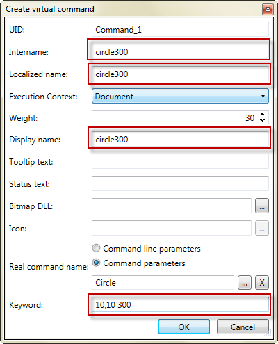 CAD drafting Create Virtual Command 3