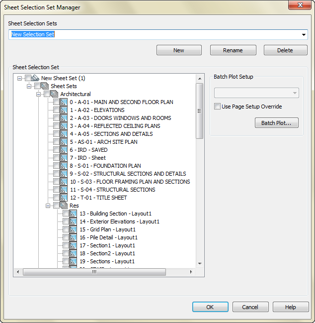 CAD drafting Actions on sheet set and its elements 27