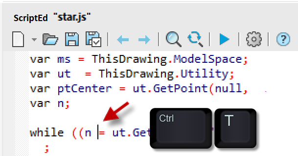 CAD drawing Script Editor (JS, VBS, LSP, DCL, SCR) 20