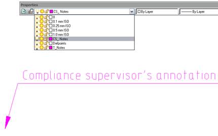 CAD software Settings of Layers Profiles 13