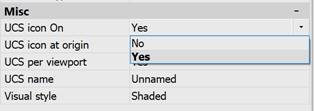 CAD software UCS Icon 4