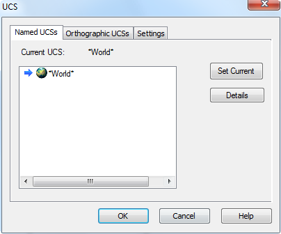 CAD drawing Named UCS 8