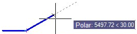 CAD drawing Polar Tracking Mode 8