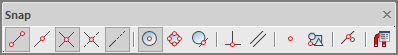 CAD drawing Object Snap Mode 8