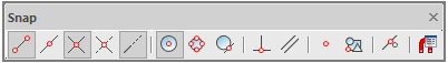 CAD drafting Object Snap Mode 15